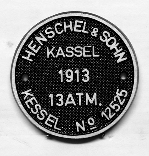 Henschel & Sohn - Kesselschild