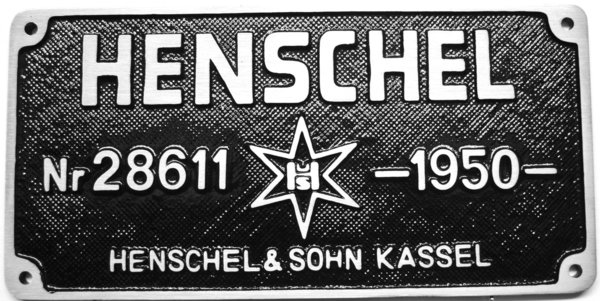 Henschel & Sohn Kassel Nr. 28611 schwarz