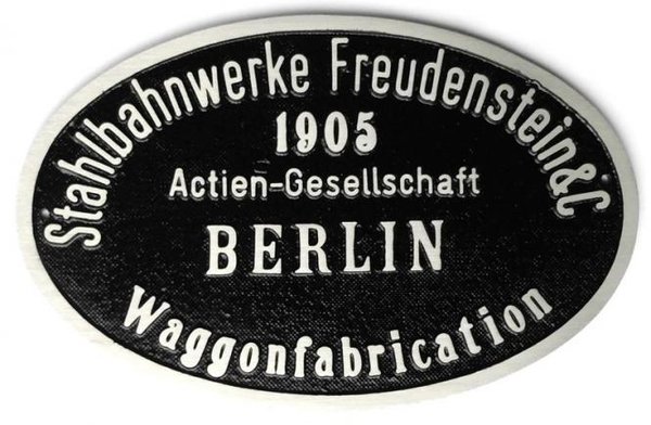 Stahlbahnwerke Freudenstein & C 1905