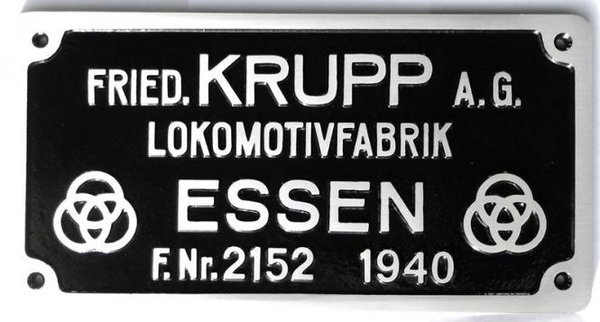 Fried. KRUPP. A.G. F.Nr.2152 schwarz